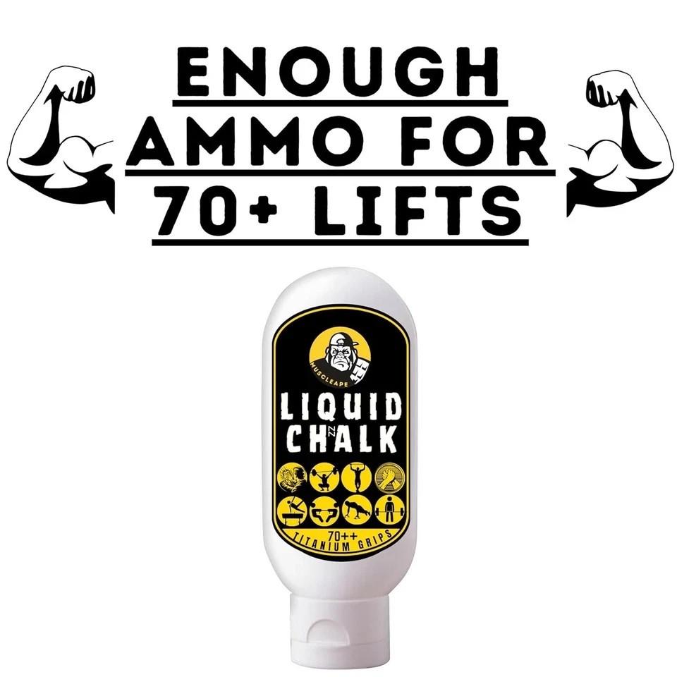 Liquid Chalk Thick Cream Grip Hard Lift Heavier Weightlifting,Gym Bodybuilding