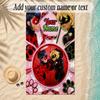Beach TowelMiraculous Ladybug Custom Name Text Personalized Soft Towel for Beach Pool Indoor Home Decor Gift