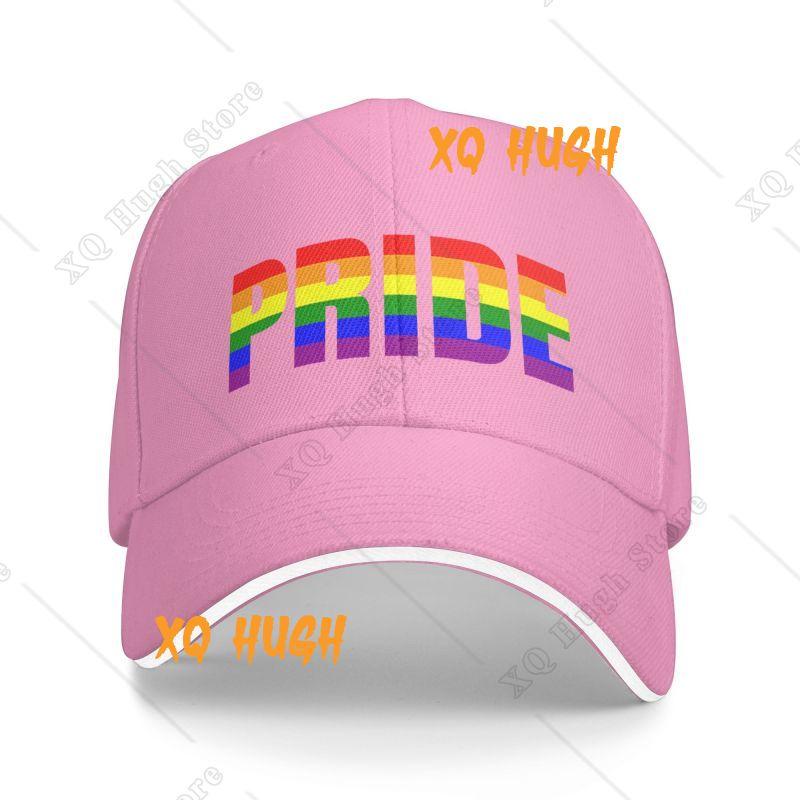 Personalisierte Gay Pride Baseballkappe Outdoor Herren Damen Verstellbar Regenbogen LGBT Papa Hut Herbst