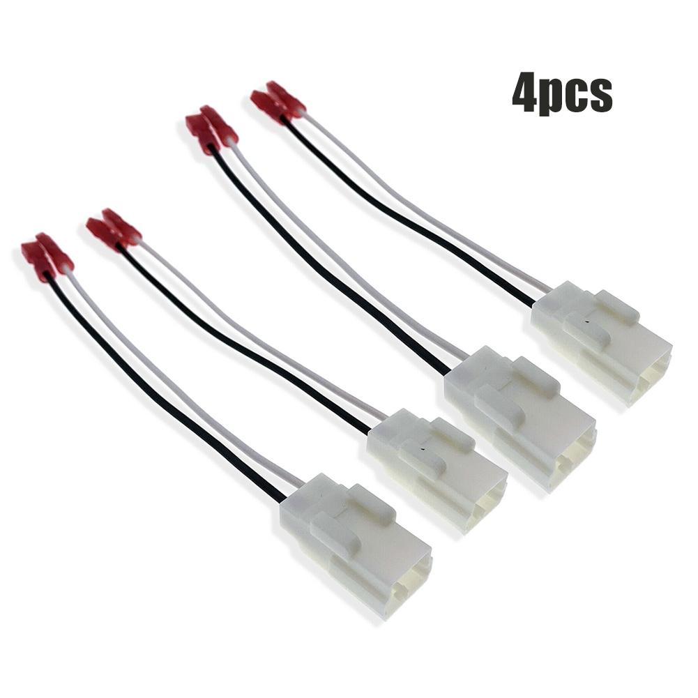 4pcs Speaker Adapter Wiring Harness For Wrangler 2003-2017