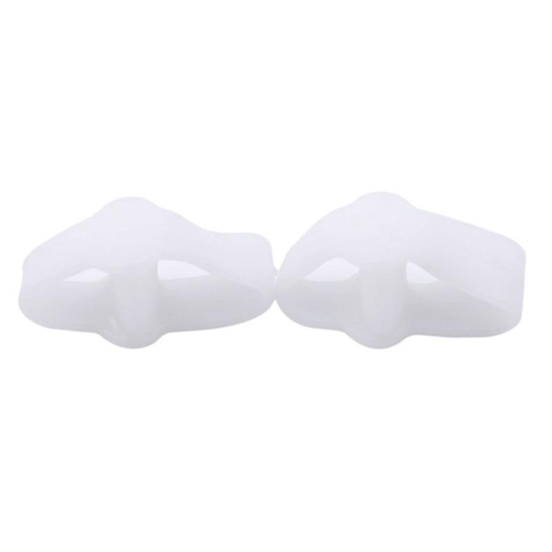 

1 Pair Newcomers Foot Pain Relief Gel Cushion Hallux Valgus Pro Toe Separators Alignment Silicone Insoles Bunion белый