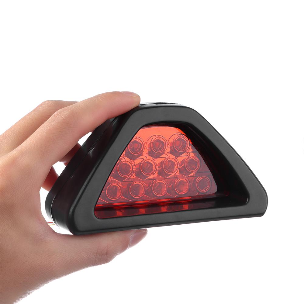 Accessories F1 Style Triangle Sporty Brake Signal Lamp Rear Fog Light Stop Light Third Brake Lamp