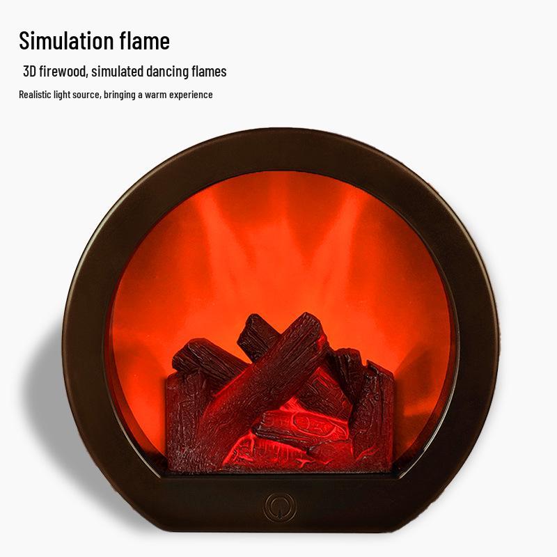 Creative LED Candlestick Lantern: Small Simulated Flame Home Decor Ornament