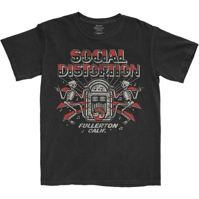 Social Distortion T-shirt: Jukebox Skelly OFFICIEEL NIEUW