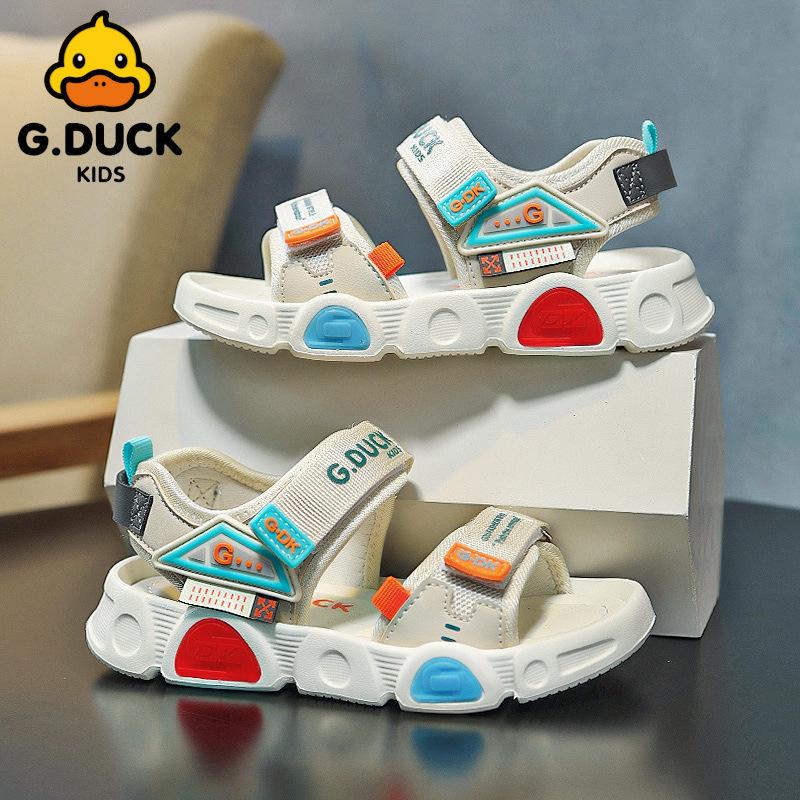 Little Yellow Duck Classmate Boys Sandals Summer 2025 New Soft-soled Girls Shoes Children's Open Toe 6 Beach Shoes 9 Years Old