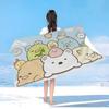 Classic Cartoon S-Sumikkogurashi Bath Towel Microfiber Soft Water Absorbing Breathable For Girl Kids Decorative Cartoon Towel