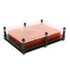 3D Pin Art Board Toy Rectangle Shaped Improve Imagination Handprint Pin Mold for Kids Red L