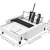 Booklet Maker with a Maximum Paper Size of 11.7"×16.5", Folding Stapler, 2-in-1 Multifunctional Automatic Book Stapler