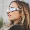 New One-piece Cyberpunk Style Glasses - Stylish Large-framed Glasses for Men Glasses for Women