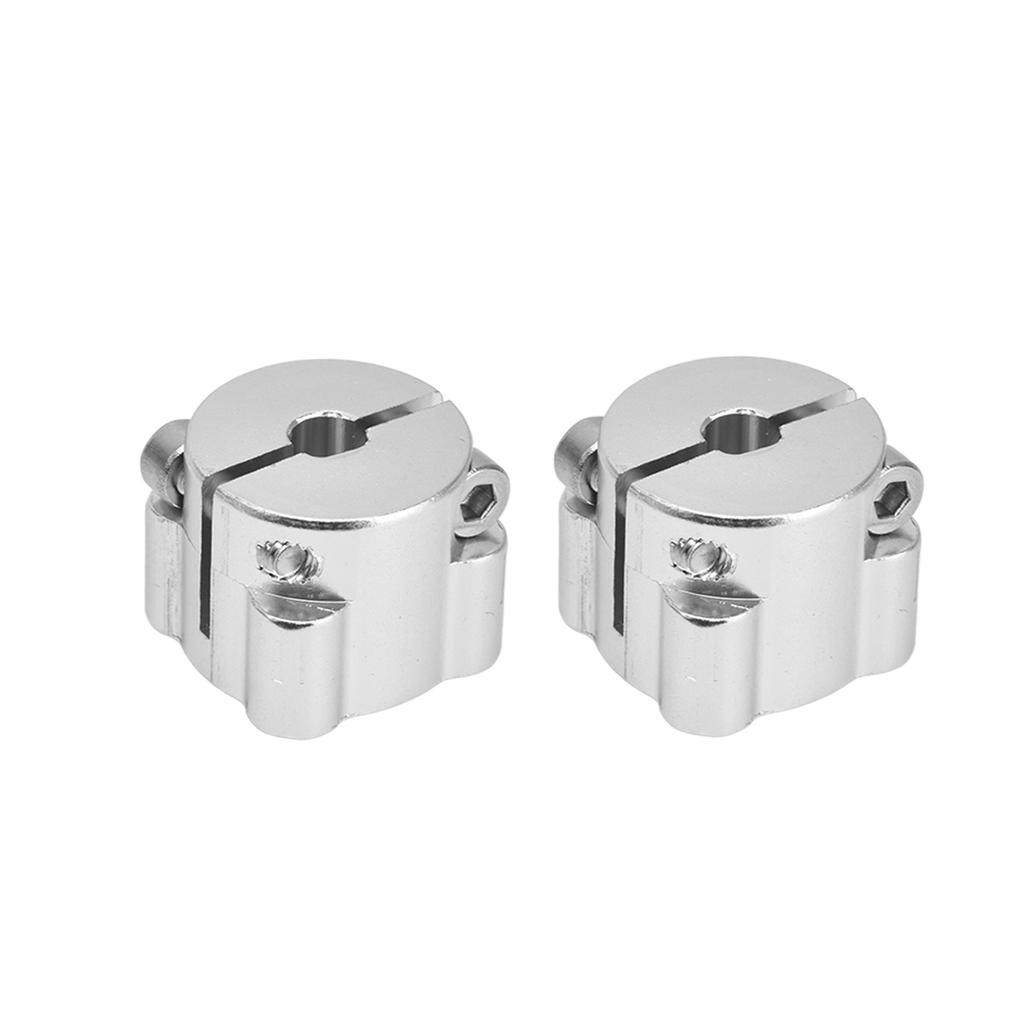 2Pcs D Bore Clamp Aluminum Alloy High Load Clamping Collar for Connecting Shaft Column 14in Center