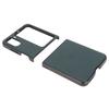 Case for Folding Phone Premium Genuine Leather Protective Anti Drop Cover for Find N2 Flip Green