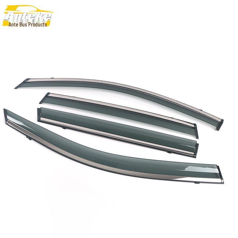 Compatible Rain Guards with 3D Stainless Steel Trim for 2022 Corolla Ruifang - Exterior Car Accessories