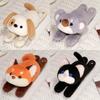 Fox Simulation Cartoon Koala Dog Cat Plush Patter Ring Cute Children Gift Doll
