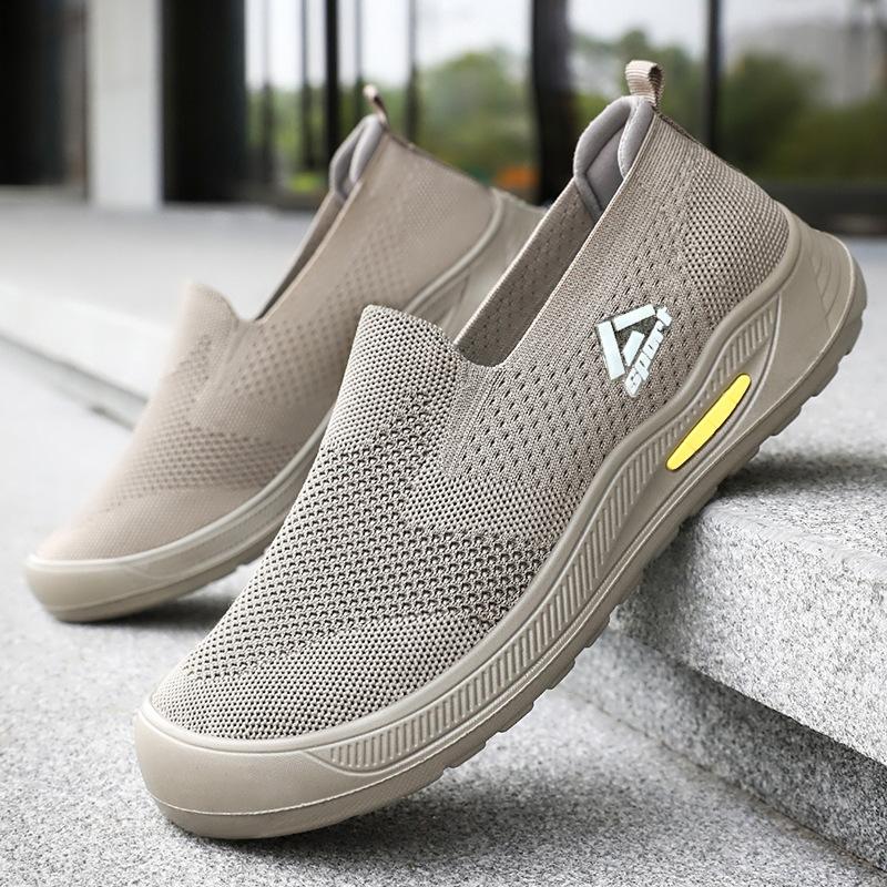 

Men s shoes cloth shoes new breathable and non-smelly feet mesh shoes lazy shoes soft soles men s cloth shoes casual shoes 39