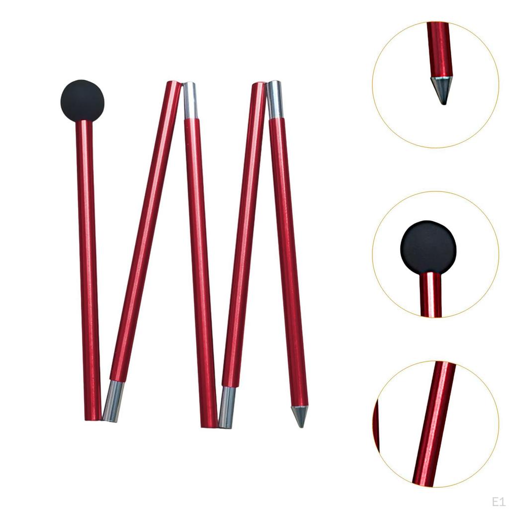 Canopy Rod Tarp Pole Five Sections Beach Shelter,Replacement Multifunctional Bracket,Support Tent