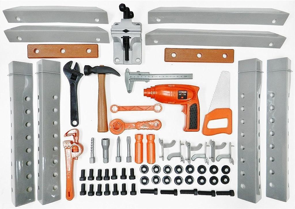Foldable Tool Station for Children Set Station [Workbench] Tool Work