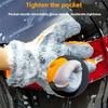1/2PCS Coral Fleece Car Cleaning Gloves cratch-Free Wash Mitts Five-Finger Design for Car Glass Wheels Cleaning