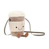 Jellycat Fun Items Series Coffee Tumbler Crossbody Bag Doll Plush Doll 22cm Tall