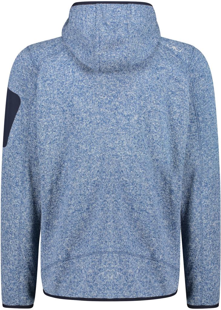 Куртка CMP Man Jacket Knitted Fix Hood (3H60847N) Knitted Fix Hood Jacket (3H60847N) dusty blue-stone