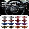 Emblème de Volant Intérieur de Voiture en Fibre de Carbone pour Mini Cooper John Cooper Works R50 R52 R53 R55 R56 F54 F55 F56 F60