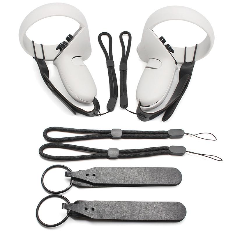 1 Pair Protective Cover Hand Knuckle Strap For Oculus Quest 2 Vr Touch Headset