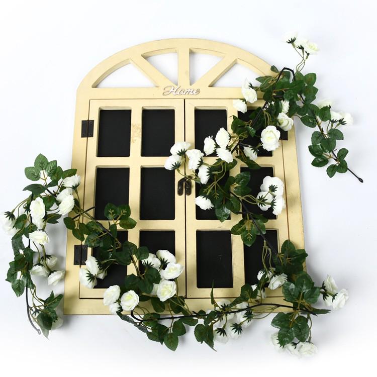 Artificial Silk Rose Vine for Ceiling or Pipe Decoration