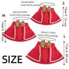 Soft Winter Cat Cloak Lightweight Christmas Pet Costume Fashion Dog Cosplay Costume  Holiday