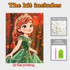 Disney DIY Pearl Art Painting Frozen Anna Home Wall Decoration Pearl Gemstone Painting Pictures Crafts Home Decoration