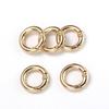 Chain Keyring Round Handbags Ring Buckle Zinc Zinc Zinc Alloy Snap Hooks O-Ring Buckle Snap Clasp Spring Gate