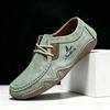 Sapatos de couro casuais feitos à mão homens conforto sapatos de condução mocassins de couro macio sapatos masculinos mocassins sapatos de ferramentas