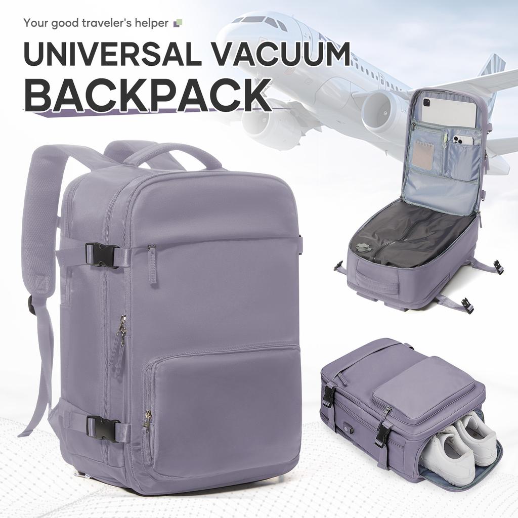Large Capacity Vacuum Travel Backpack Men Women Flight  Travel Bag, Luggage Bag, Foldable Hiking Daily Backpack, Laptop Backpack