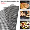 1Pcs Heat Resistance BBQ Baking Net Reusable Cooking Pad  Kitchen Accessories Tool