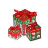 Delightful Three Piece Christmas Gift Box Set Featuring Cheerful Cartoon Design For Holidays