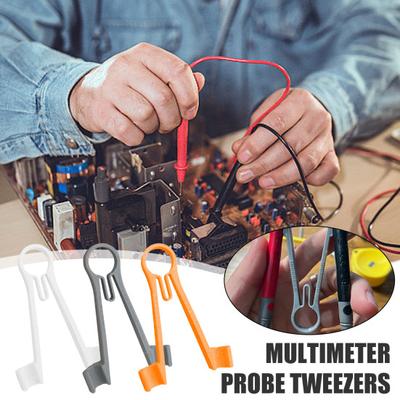 Multimeter-Sondenhalter Präzisions-SMD-Testwerkzeug Konvertiert Standardleitungen in stabile Pinzetten 3D-gedrucktes Geschenk für Ingenieure Hobbybastler
