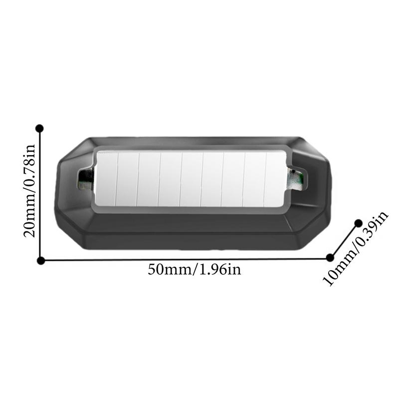 Solar Warning LED Lights Self-Adhesive LED Light For Car Warning Intelligent Vibration Sensor Instant Turn On Automotive
