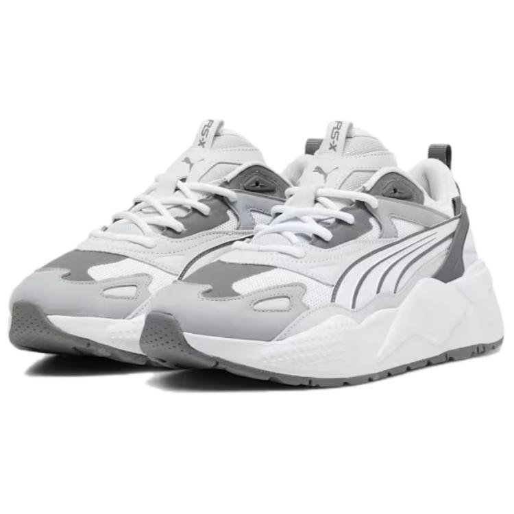 New PUMA RS X Low Top Running Shoes Unisex White Gray 390776-42