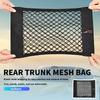 For Car Styling Trunk Box Storage Bag Mesh Elastic String Net Pocket Organizer Accessories Gazoo Racing TRD Corolla Yaris