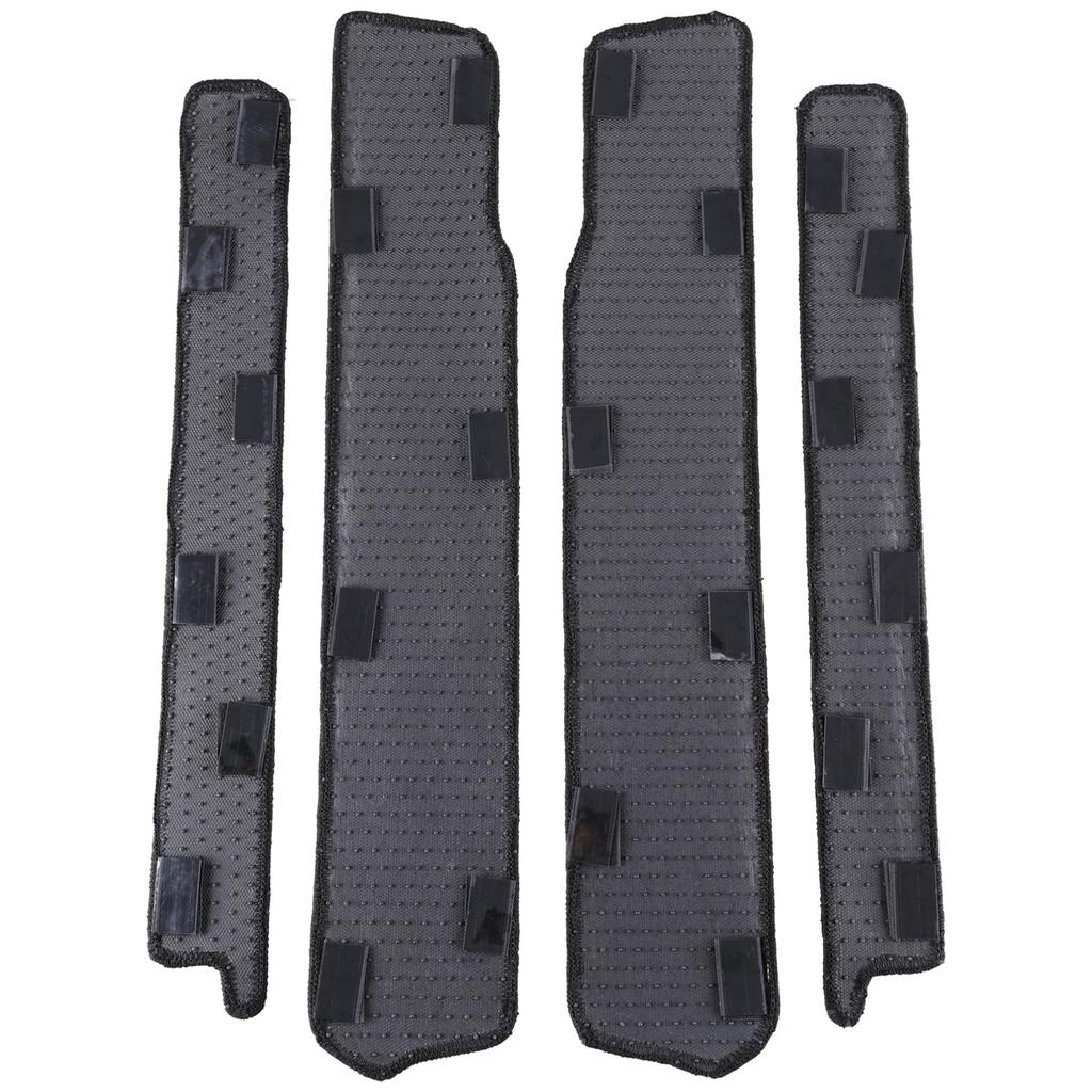 Freed GT Series Door Entrance Scratch and Stain Resistant Side Step Set Mats, Mats, 4-Piece (Black)