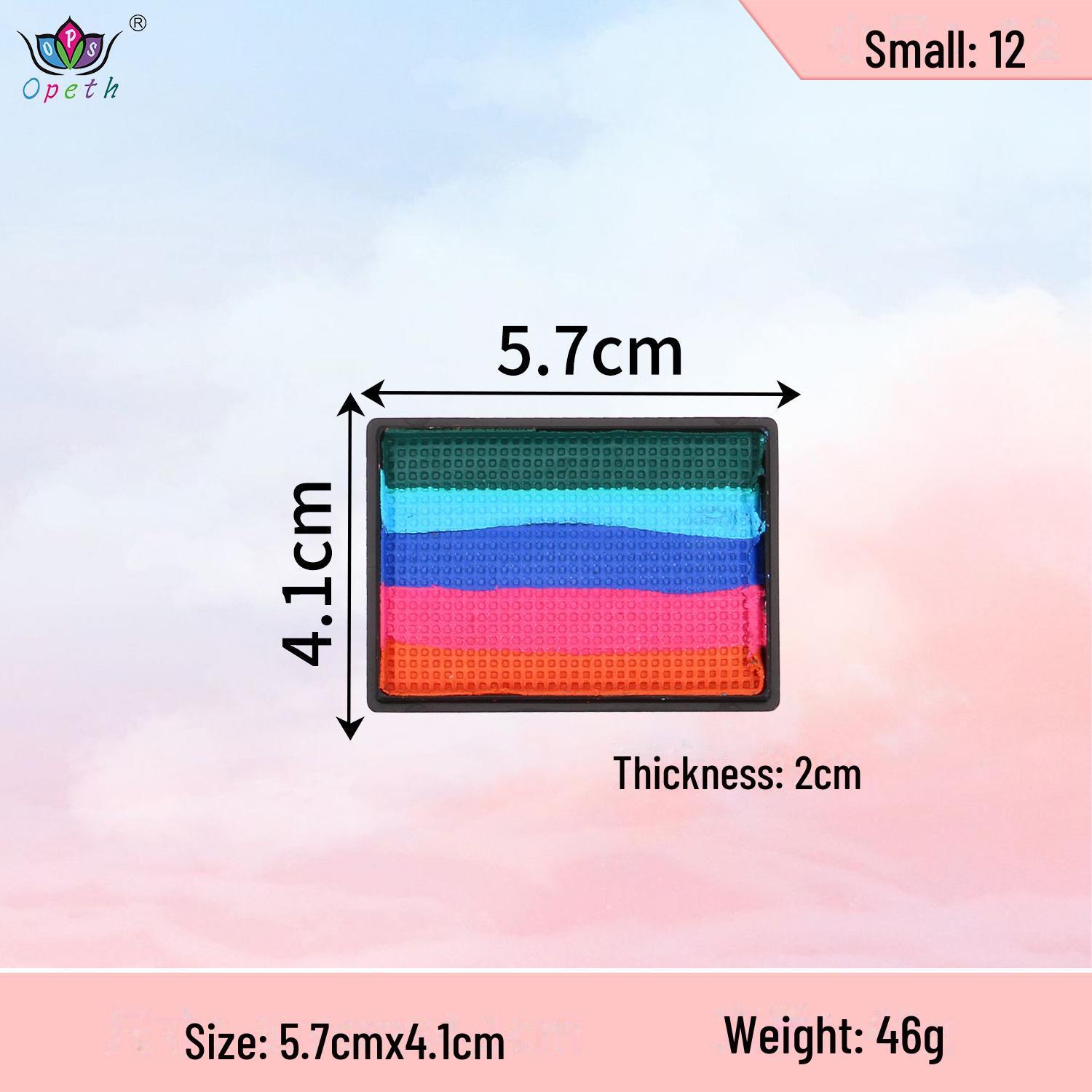 

Водорастворимая радужная краска для лица для детей Water-soluble face paint