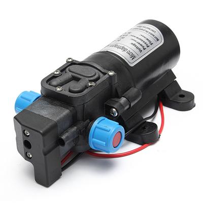 DC12V 60W 120PSI 5L/MIN Agricultural Electric Water Pump Μαύρο Διαφράγματος Υψηλής Πίεσης Ψεκαστήρας Αυτοκινήτου 12 V Προσαρμογέας