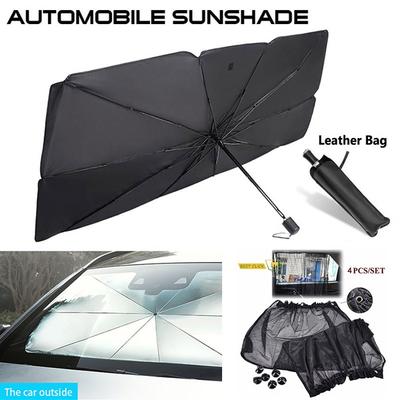 Auto Zonnescherm Beschermer Parasol Auto Voorruit Zonnescherm Covers Auto Interieur Voorruit Paraplu Bescherming Voor Zon UV Beschermer Voorruit
