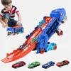 Car Truck Dinosaur Transport Carrier With12 Pull Back Dino Car Toy For Gift Kids