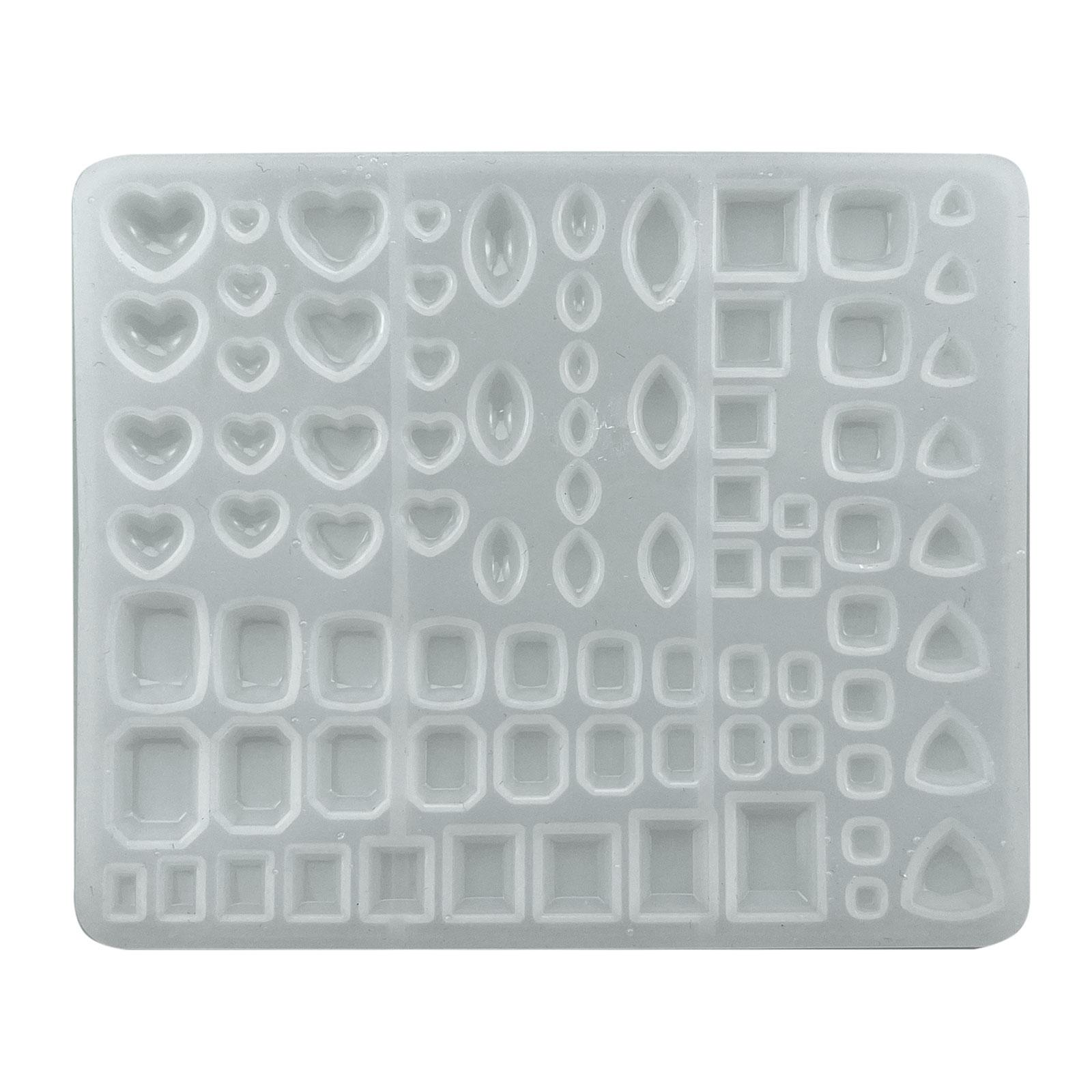 

Ассорти в форме ромба, эпоксидная форма, сердце, квадратный кристалл, кулон, смоляная форма, кубики льда, силиконовая форма, DIY-ювелирный инструмент