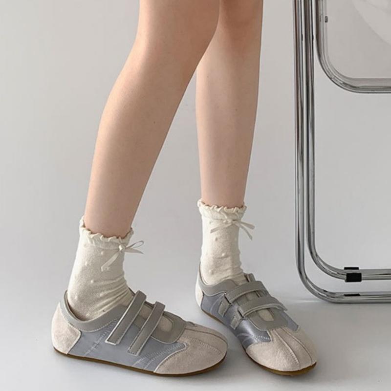 Fashion Summer French Ballet Style Flat Shoes 2025 Mary Jane New Fashion Casual Breathable Women Flat Shoes Daily Versatile Lady Sneaker