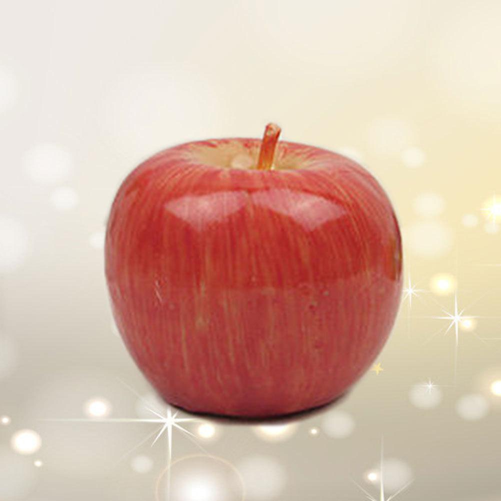 Simulation Apple Creative Realistic Fruit Design For Christmas Wedding Party Decor Gift 7X7X5.5Cm