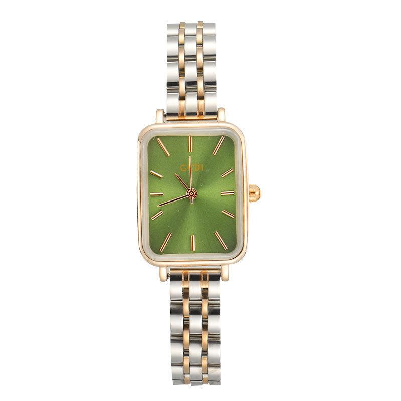 Gedi Ladies Minimalist Stainless Steel Quartz Watch With Waterproof Feature For Elegant Wear