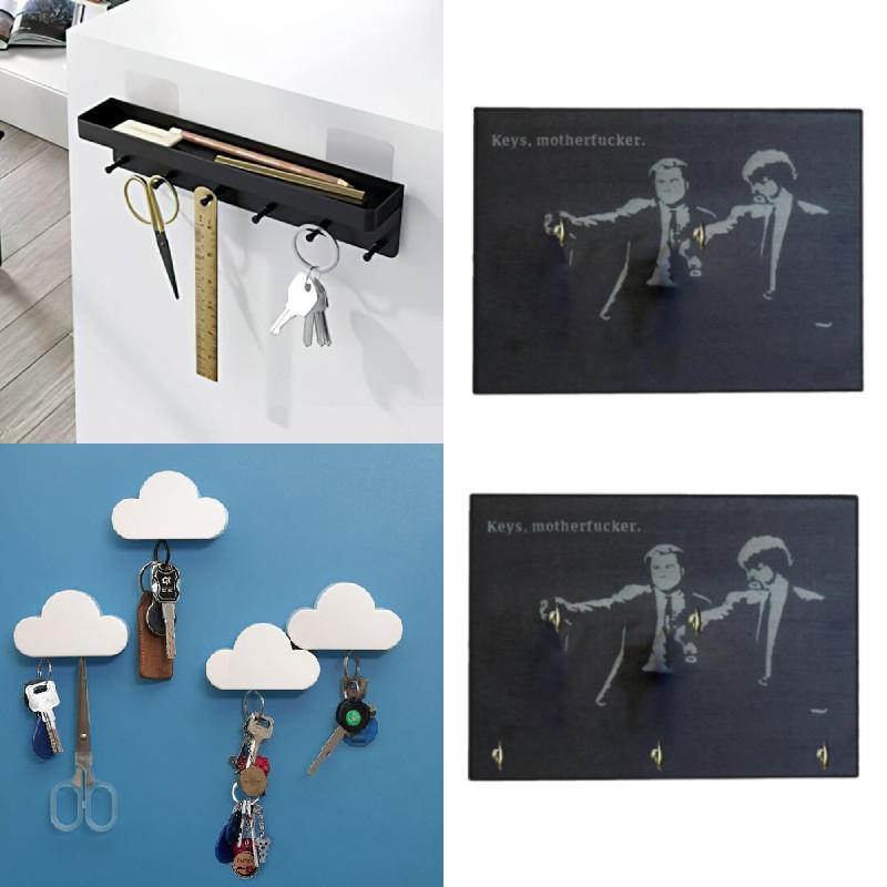 Motherfcker Wooden Keys Wall Key Hanging Tool For Household Commercial Settings