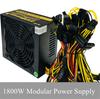 1800W Mining Modular Power Supply For Coin Mining Eight Graphic Cards