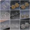 Mandala Pattern Drop Earrings Dangle Drop Earrings For Women Jewelry Making Wholesale