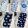 Evil Eyes Case For iPhone 17 Air 15 14 13 12 11 16 Pro Max Mini 15 16 Plus 16e Funda Silicone Cover